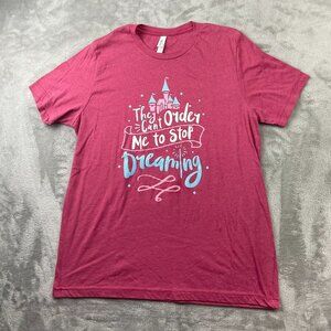 Disney Themed Short Sleeve Tee Shirt Women's Size Large